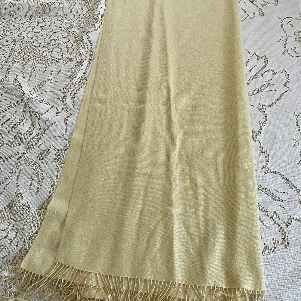 Saks Fifth Avenue Yellow Wrap
